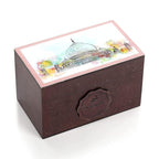 Octavius Assorted Tea Gift Set | 6 Assorted Black & Green Teas | 30 Teabags | Wooden Tea Sampler Pack w/Taj Print Design | Pack of 1