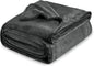 Bedsure GentleSoft Fleece Blankets King Size Dark Grey by Unknown