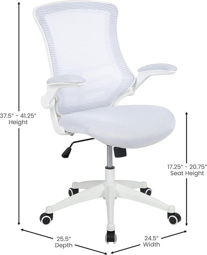 Flash Furniture Kelista Mid-Back Swivel Office Chair - Image 3