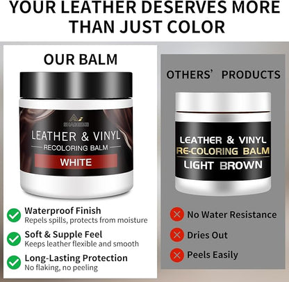 Leather Recoloring Balm and Scratch Repair Kit, Car Seats, Leather Paint & Stain - Image 2