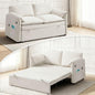 63" Velvet 3 in 1 Convertible Sleeper Sofa Bed, Pull Out Couch Bed Loveseat by UMBFUN