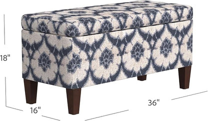 HomePop Large Decorative Storage Bench - Image 3