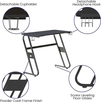 Flash Furniture Fisher Gaming Desk - Image 4