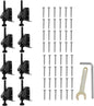 8 Pcak Adjustable Leveling Feet, Heavy Duty Furniture Levelers, Adjustable by Unknown