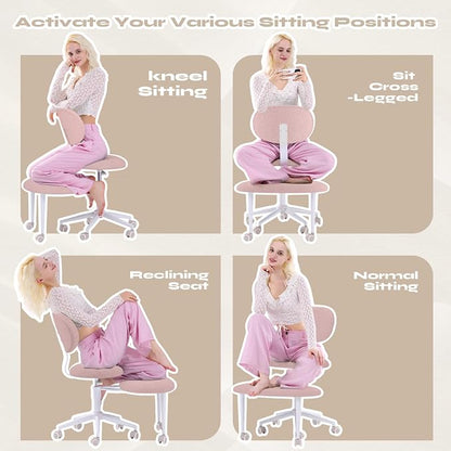 Pinmoco Ergonomic Cross Legged Office Chair - Image 6
