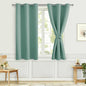 Blackout Curtains for Bedroom, Sage Green, 42 x 54 Inch, 2 Panels | Thermal by Hiasan