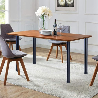 QLLY 32 inch Adjustable Metal Desk Legs, Heavy Duty Furniture Table Legs - Image 5