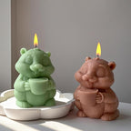 Squirrel Molds Animal Resin Mold - Resin Casting Silicone Molds for Home Decor & Candle Making Wave Spiral Mold