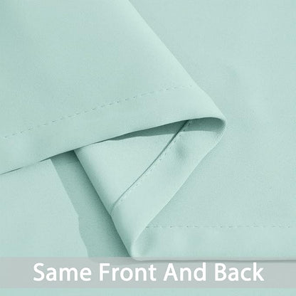 Yakamok Room Darkening Curtains 62x96 inch Length Aqua-Living Room | 2 panels - Image 5