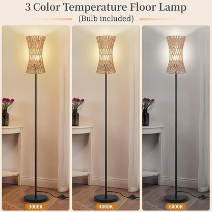 Ruiever Floor Lamp for Living Room, Farmhouse Floor lamp, Modern Standing lamp - Image 4