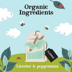 Clipper Tea Peppermint & Licorice Teabags – Caffeine Free, USDA Organic, Great Hot or Iced – Sweet, Refreshing, Natural, Fair & Delicious Sweet – 50 Tea Bags