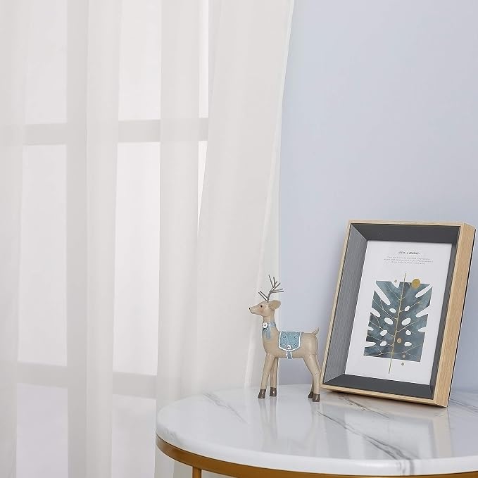 NICETOWN Sheer Window Curtains 72 inches Long - Image 4