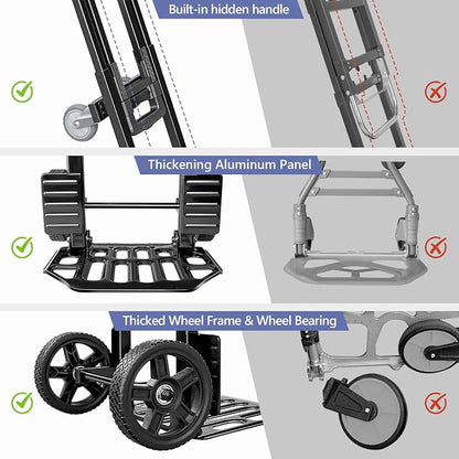 KEDSUM 4-in-1 Convertible Dolly Cart - Image 4