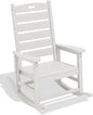 SERWALL HDPE Outdoor Rocking Chair, Oversized Rocking Chair by SERWALL