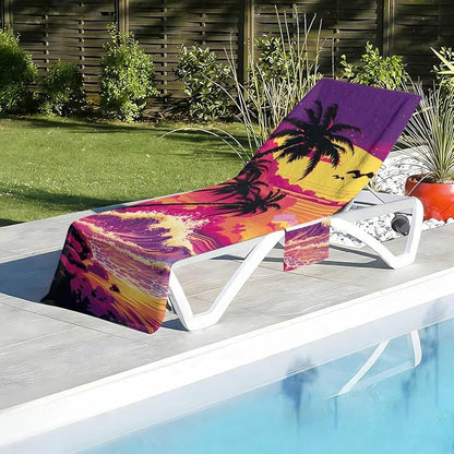 Irisbell Lounge Chair Towel Cover - Image 2