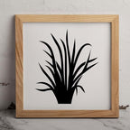 MAGJUCHE Grass Stencil 6 Inches, Reusable Grass Stencil for Painting DIY Crafts Decor