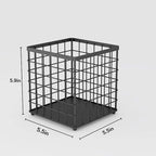 Coffee Pod Holder Organizer, K Cup Holder for Counter K pod Container, Creamer Holder, Coffee Bar Accessories Basket Black