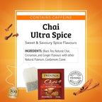 Twinings Ultra Spice Chai Individually Wrapped Bags, 20 Count (Pack of 6), Sweet, Savoury Spices, Caffeinated, Enjoy Hot or Iced, 120 Teabags