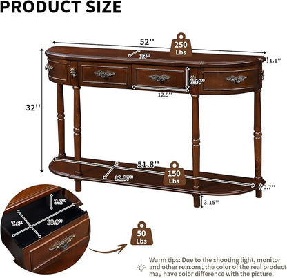 Retro Curved Console Table - Image 2