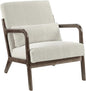 Garvee Mid-Century Modern Accent Chair, Wide-Wale Corduroy Upholstery, Solid by Garvee