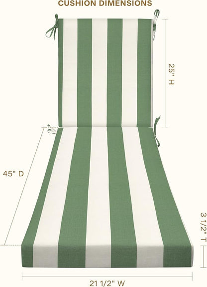Honeycomb Outdoor Chaise Lounge Cushion - Image 2