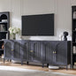 IFBUY Modern Sideboard Buffet Cabinet, 92.63" W Fluted Arched Buffet Cabinet by IFBUYFarmhouseFurniture