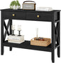 Lomojo Console Table, Sofa Table 13.8" D x 39.37" W x 31.5" HEntryway Table by Lomojo