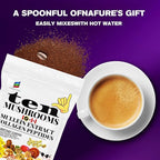 SUNDAFONE Mushroom Coffee with Grass-Fed Collagen, Mullein,Lion's Mane,Reishi and 10 Adaptogenic Mushrooms for Focus,Immunity,Memory,Clarity,Breathing,Skin; Super Instant Collagen Coffee Blend