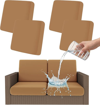 Smiry Waterproof Patio Cushion Covers, Stretch Outdoor Furniture Covers | Couch by Smiry