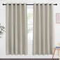 NICETOWN Blackout Natural Large Window Treatment by NICETOWN