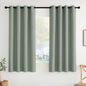 NICETOWN Room Darkening Draperies Curtains Panels, 2 Panels Sage Green W52 x L63 by NICETOWN