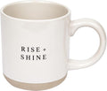 Sweet Water Decor Stoneware Coffee Mugs | Novelty Coffee Mugs | 14oz Stoneware Coffee Cup | Microwave & Dishwasher Safe | Funny Coffee Mug | Birthday Gift (Rise and Shine)