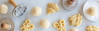 Nordic Ware 01233 Holiday Cast Cookie Stamps, 3-inch rounds, Silver