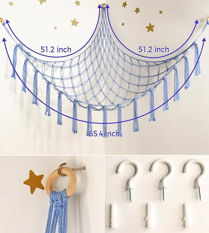 mirolam Stuffed Animal Storage Hammock Net - Image 5