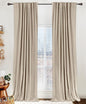 Linen Textured Total Blackout Curtains by 100BlackoutShield