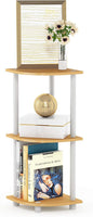 Furinno TURN-N-TUBE Corner Shelf, 3-Tier Corner Bookshelf, Display Storage by Furinno-FitsYourSpaceFitsYourBudget