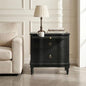 HULALA HOME Solid Wood Storage End Table by HULALAHOME