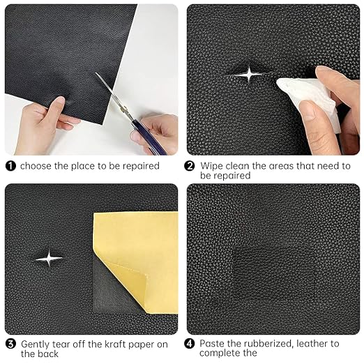 Leather Repair Patch Kit Medium Brown 3 x 60 inch Leather Repair Tape Self - Image 4