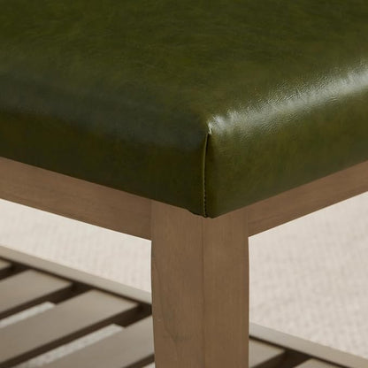 HUIMO Entryway Shoe Bench with Cushion, End of Bed Bench, Upholstered Bench - Image 6