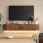 63" Floating TV Stand with Power Outlet by ONBRILL