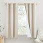 NICETOWN Linen Blackout Cold Blocking Curtains 63" Long by NICETOWN