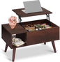 WLIVE Coffee Table for Living Room, Small Coffee Table by WLIVE