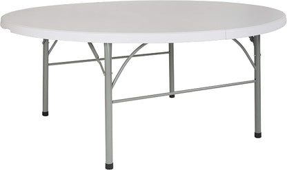 Flash Furniture Stonewall 6' Round Plastic Folding Event Table by FlashFurniture