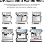 18-Pack Charcoal Water Filters Compatible with Breville BWF100 Machines, Breville Espresso Machine Water Filter Replacements