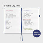 &And Per Se Lined Journal Notebook, 160 Pages, A5 5.7 x 8 inches College Ruled Thick Paper Notebook Journals for Writing, Hardcover Notebooks for Women Men Office School (1 Pack, Royal Blue)
