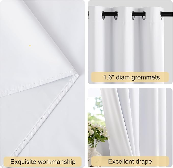 NICETOWN 100% Blackout Sliding Door Curtain - Image 2