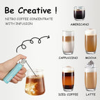 Coffee to the Moo Nitro Cold Brew Coffee Concentrate - Mix Pack (KETO, Collagen & Mushroom Coffee) | Instant Iced or Hot | Pocket/Purse Sized, Travel & Gifts Friendly | Makes 12 Cups