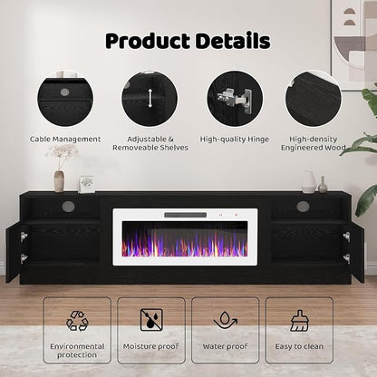 Lemberi Fireplace tv Stand - Image 6