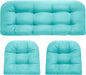 DANGHOOGY Wicker Chair Cushions, Waterproof Outdoor Loveseat Cushions by DANGHOOGYFurnitureCushions