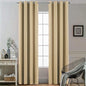 Yakamok Room Darkening Curtains 52x96 inch Length Beige-Living Room | 2 panels by Yakamok